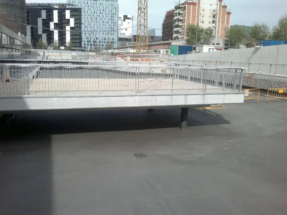 Impermeabilización de lago artificial mediante aplicación de mortero elástico