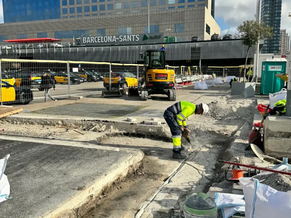 Sellado de junta de dilatación mediante sistema Jaipalon Sellado de junta de dilatación mediante sistema Jaipalon