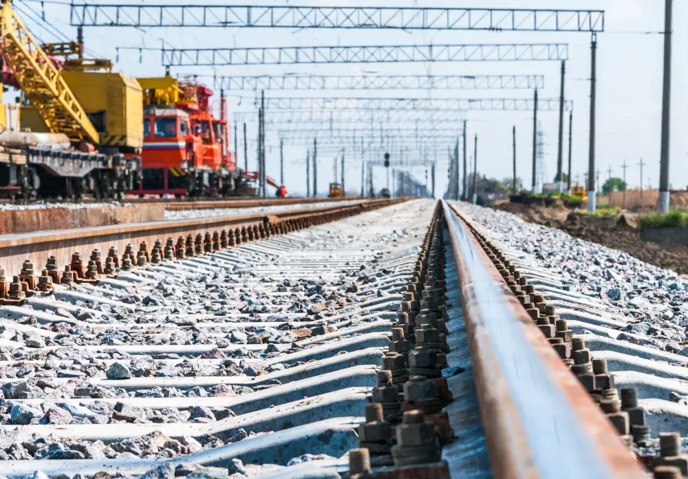 Encolado y estabilización de balasto ferroviario