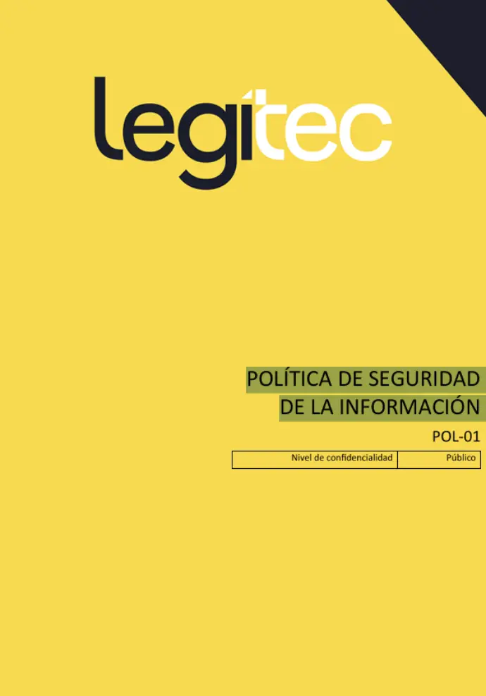 Política de seguridad de la información - Newdry